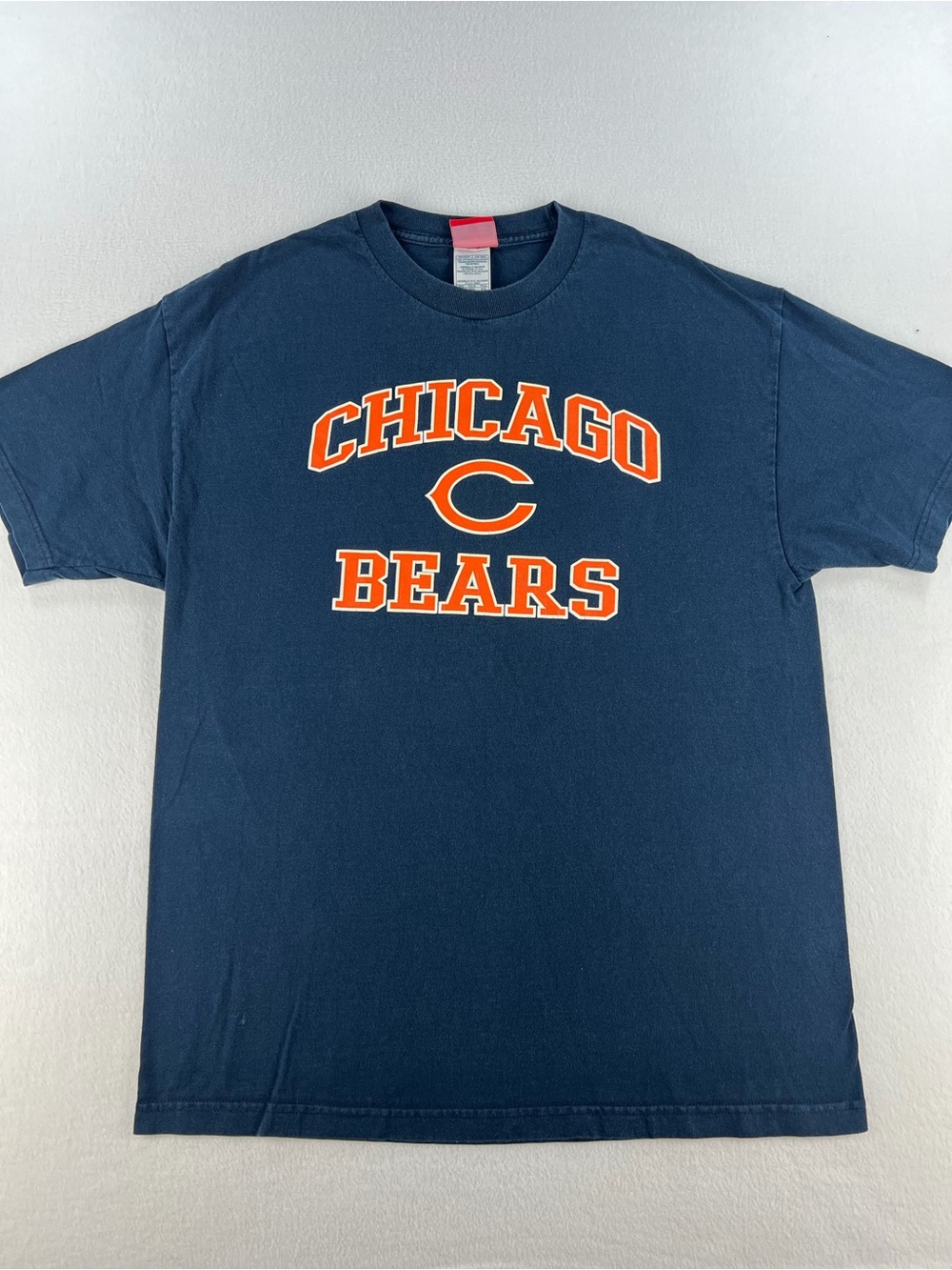 Vintage Y2K Nfl Chicago Bears Navy Blue Short Sleeve T-Shirt Men Size XL